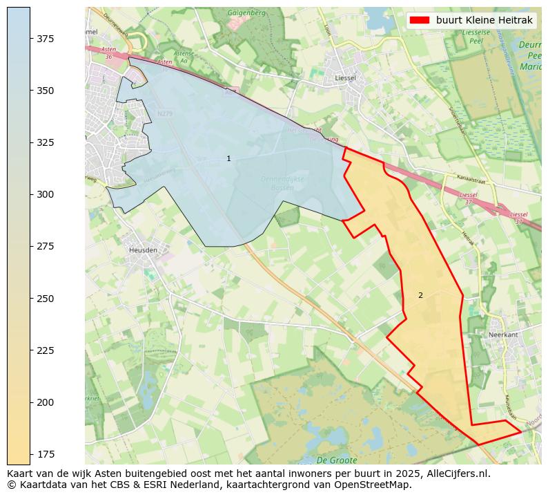 Afbeelding van de buurt Kleine Heitrak op de kaart.