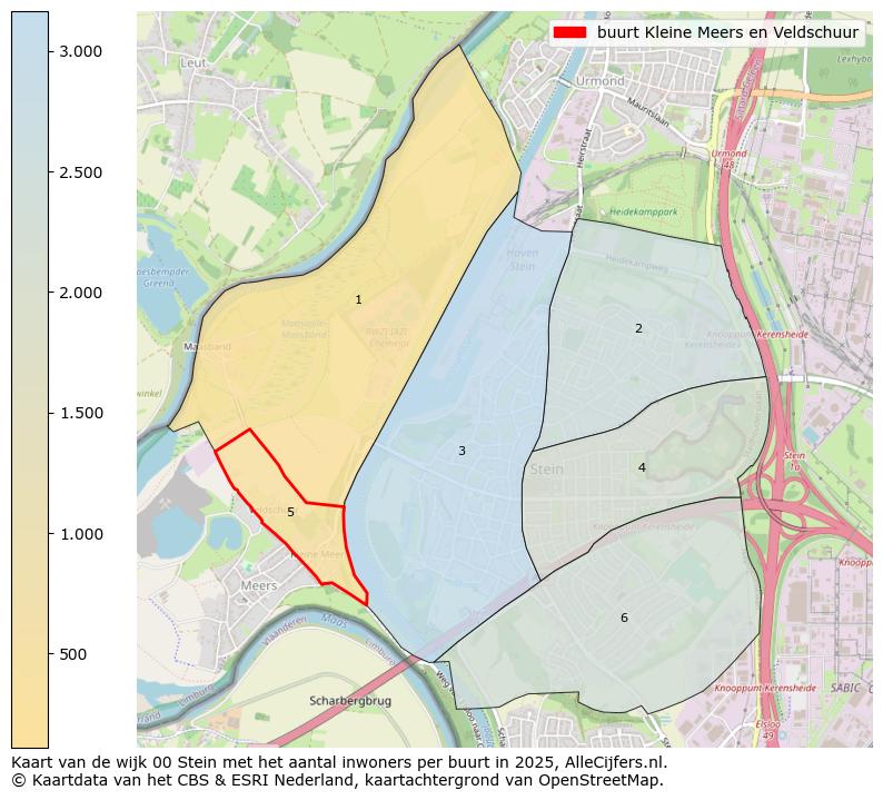 Afbeelding van de buurt Kleine Meers en Veldschuur op de kaart.