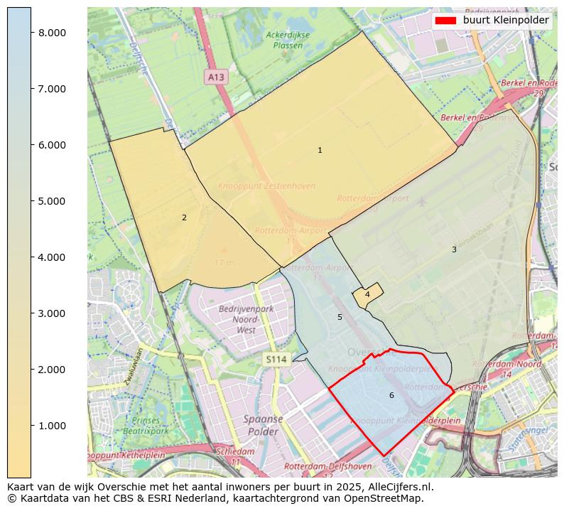 Afbeelding van de buurt Kleinpolder op de kaart.