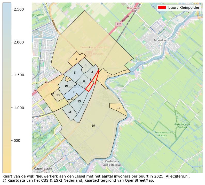 Afbeelding van de buurt Kleinpolder op de kaart.