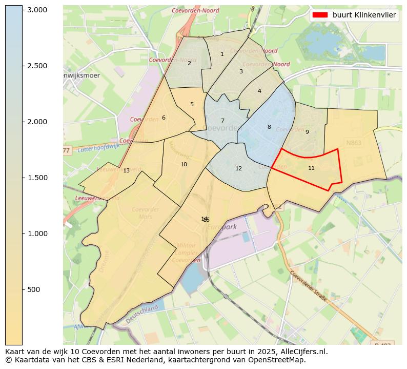 Afbeelding van de buurt Klinkenvlier op de kaart.