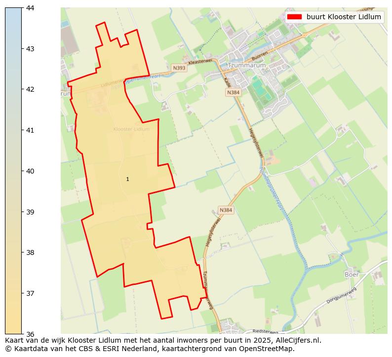 Afbeelding van de buurt Klooster Lidlum op de kaart.