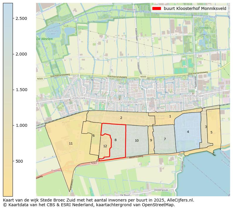 Afbeelding van de buurt Kloosterhof Monniksveld op de kaart.
