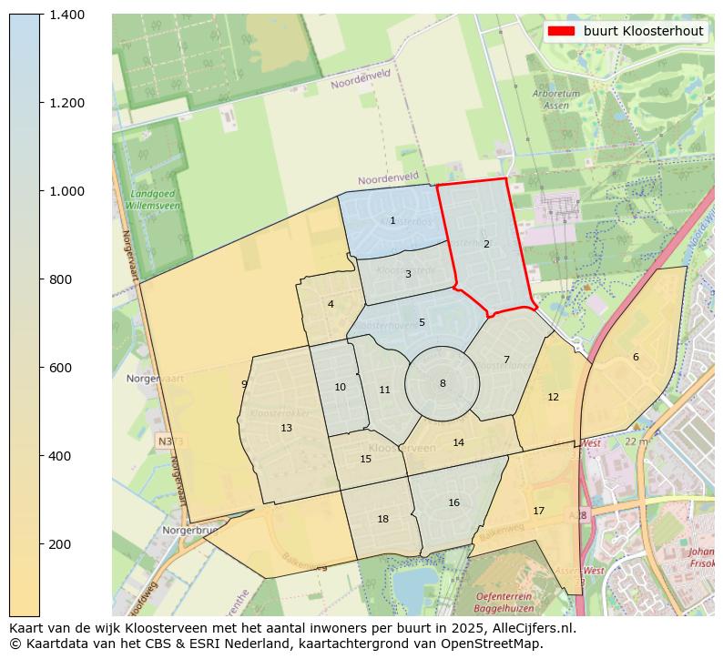 Afbeelding van de buurt Kloosterhout op de kaart.