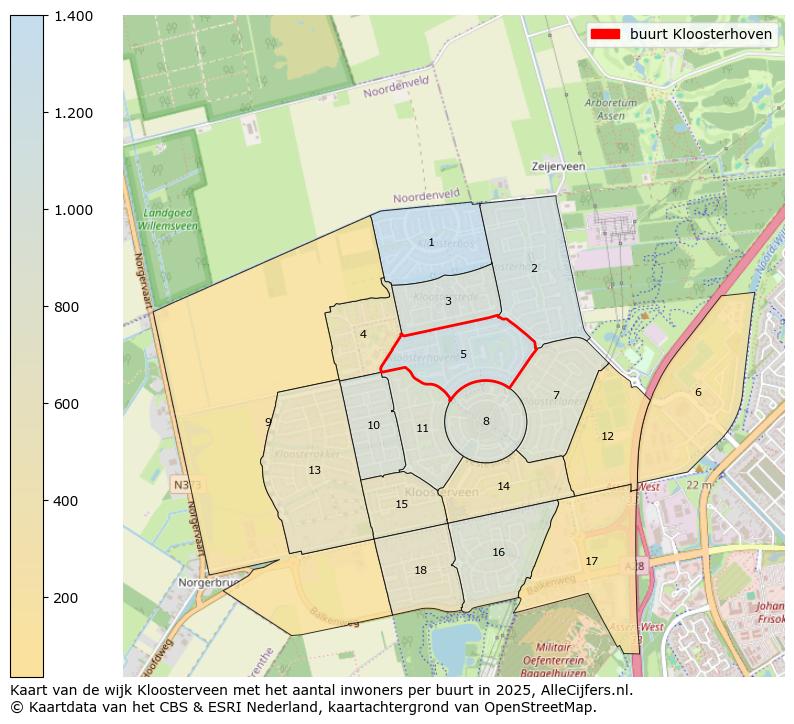 Afbeelding van de buurt Kloosterhoven op de kaart.