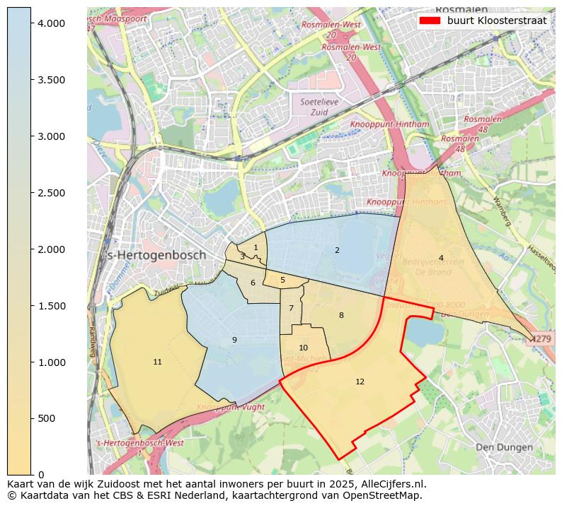 Afbeelding van de buurt Kloosterstraat op de kaart.