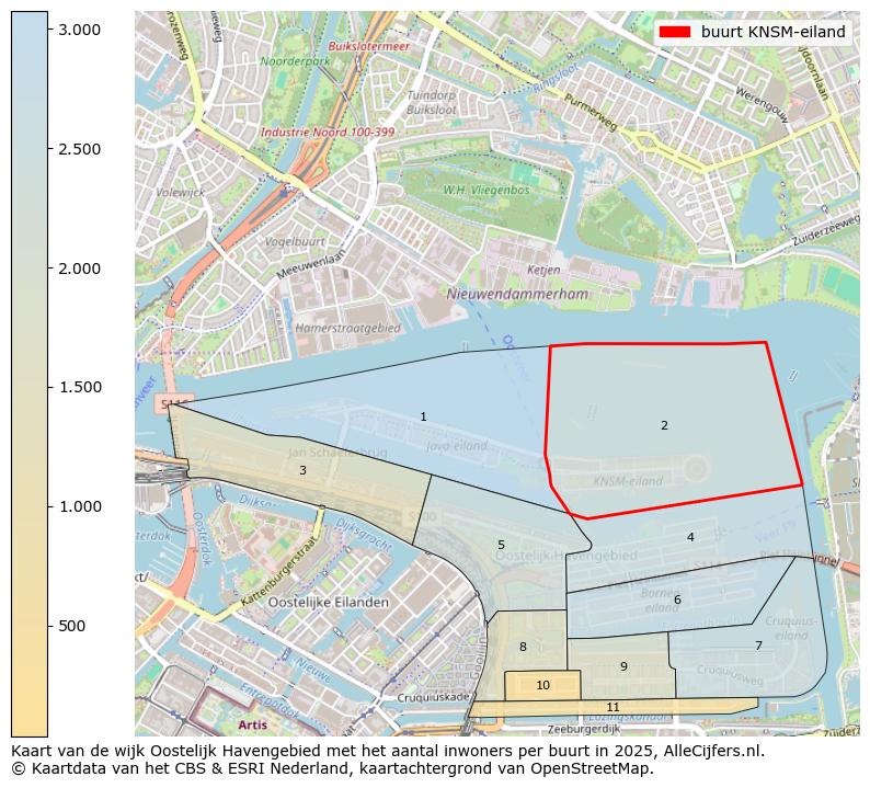 Afbeelding van de buurt KNSM-eiland op de kaart.