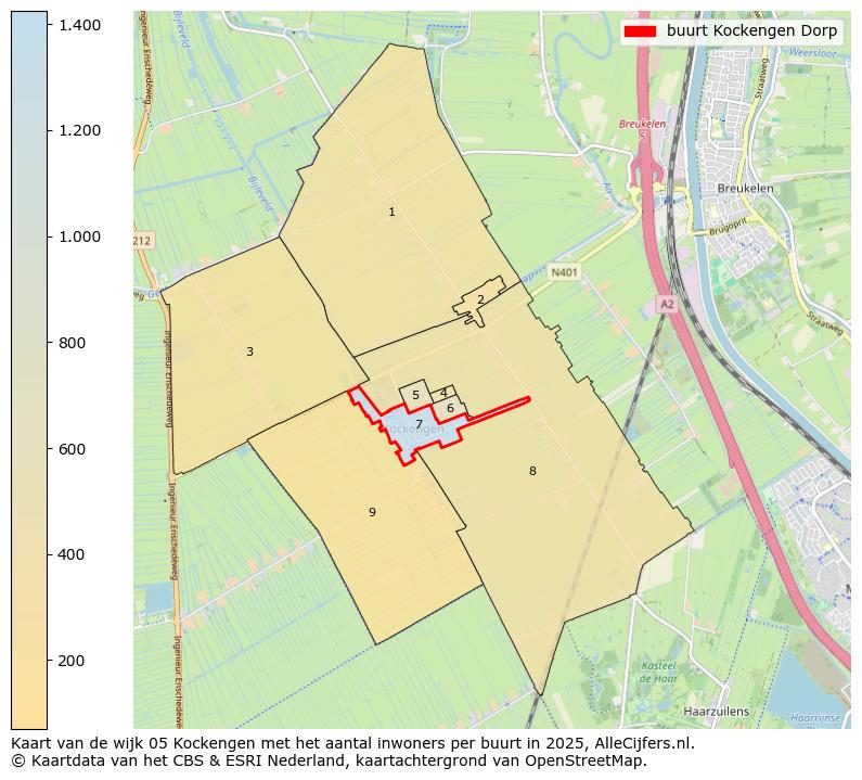 Afbeelding van de buurt Kockengen Dorp op de kaart.