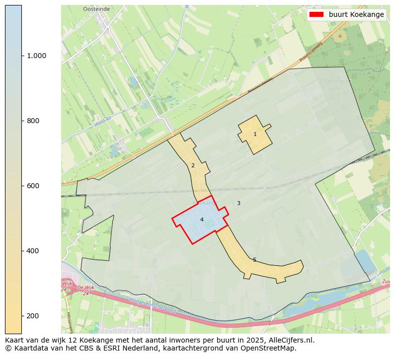 Afbeelding van de buurt Koekange op de kaart.