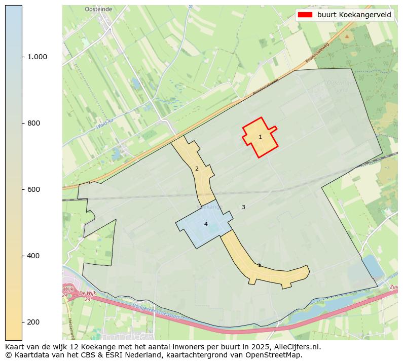 Afbeelding van de buurt Koekangerveld op de kaart.