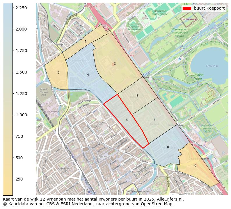 Afbeelding van de buurt Koepoort op de kaart.