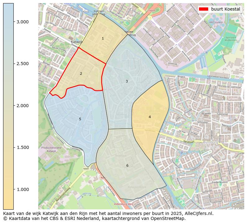 Afbeelding van de buurt Koestal op de kaart.