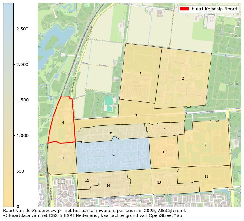 Afbeelding van de buurt Kofschip Noord op de kaart.