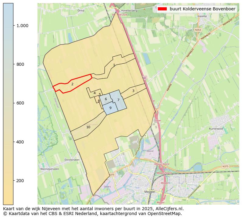 Afbeelding van de buurt Kolderveense Bovenboer op de kaart.