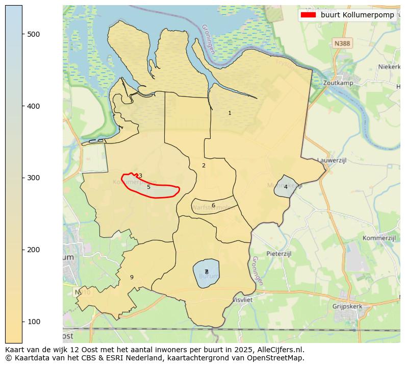 Afbeelding van de buurt Kollumerpomp op de kaart.