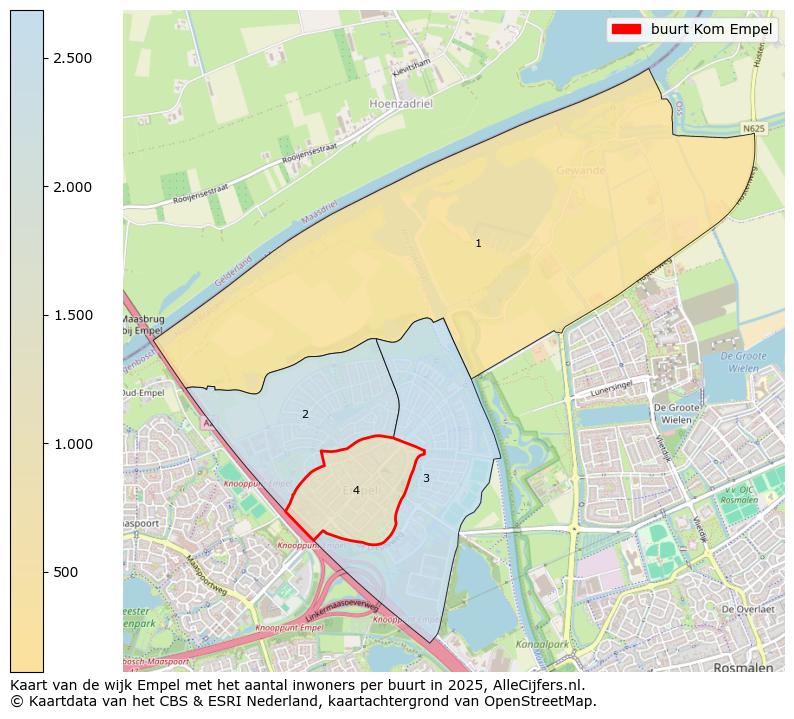 Afbeelding van de buurt Kom Empel op de kaart.
