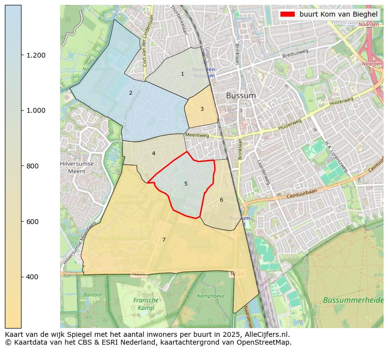 Afbeelding van de buurt Kom van Bieghel op de kaart.