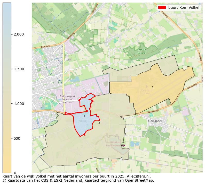 Afbeelding van de buurt Kom Volkel op de kaart.