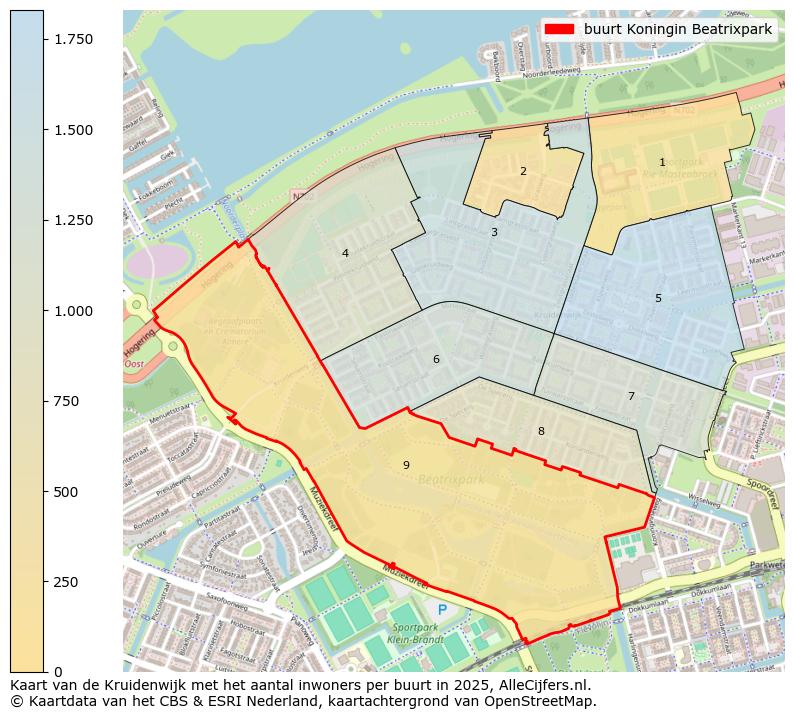 Afbeelding van de buurt Koningin Beatrixpark op de kaart.