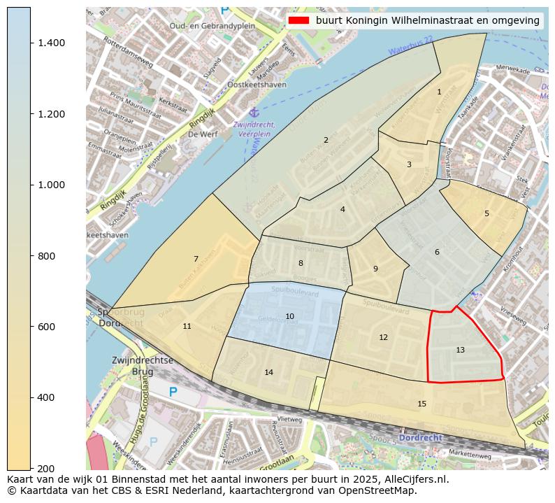 Afbeelding van de buurt Koningin Wilhelminastraat en omgeving op de kaart.