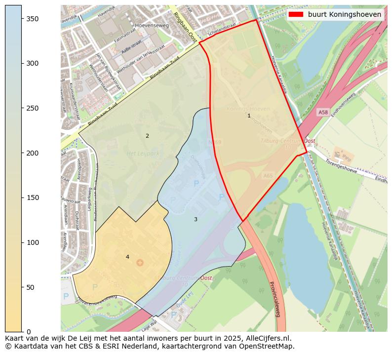 Afbeelding van de buurt Koningshoeven op de kaart.