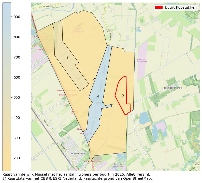 Afbeelding van de buurt Kopstukken op de kaart.