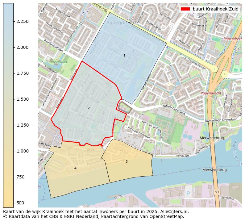 Afbeelding van de buurt Kraaihoek Zuid op de kaart.
