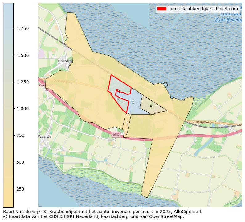 Afbeelding van de buurt Krabbendijke - Rozeboom op de kaart.