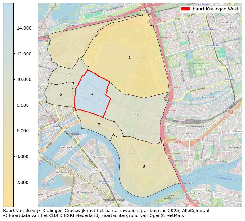 Afbeelding van de buurt Kralingen West op de kaart.