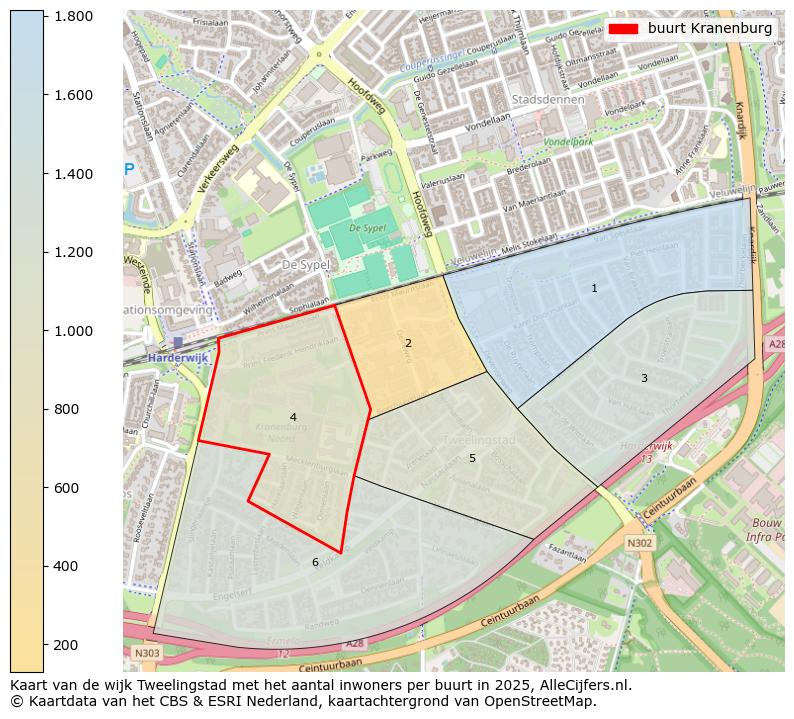 Afbeelding van de buurt Kranenburg op de kaart.