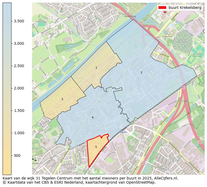 Afbeelding van de buurt Krekelsberg op de kaart.