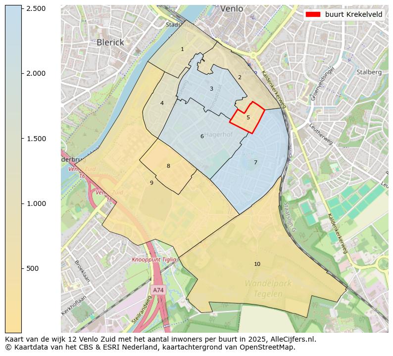 Afbeelding van de buurt Krekelveld op de kaart.