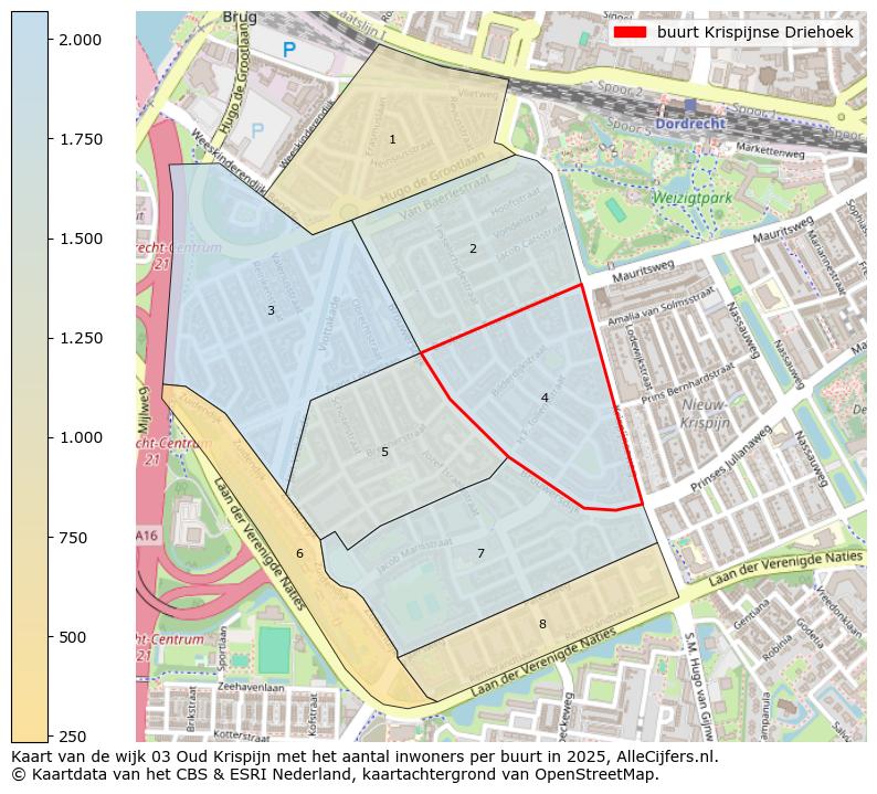 Afbeelding van de buurt Krispijnse Driehoek op de kaart.