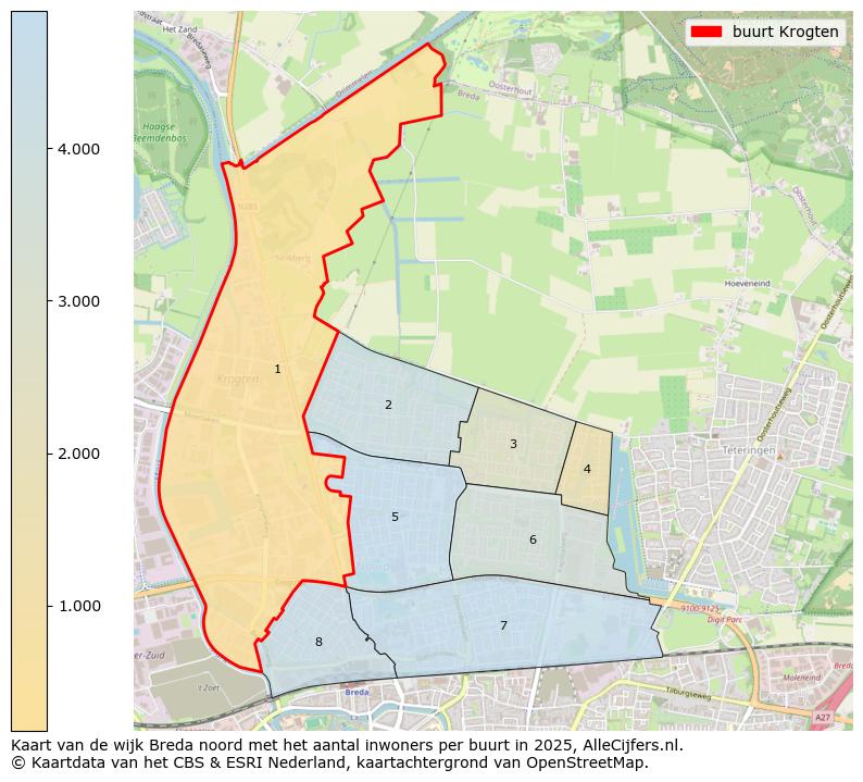 Afbeelding van de buurt Krogten op de kaart.