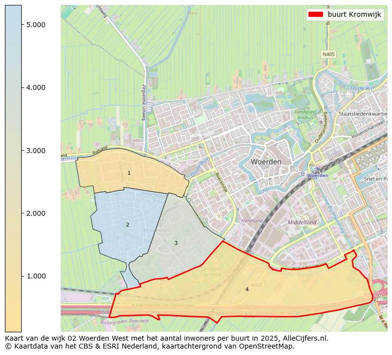 Afbeelding van de buurt Kromwijk op de kaart.