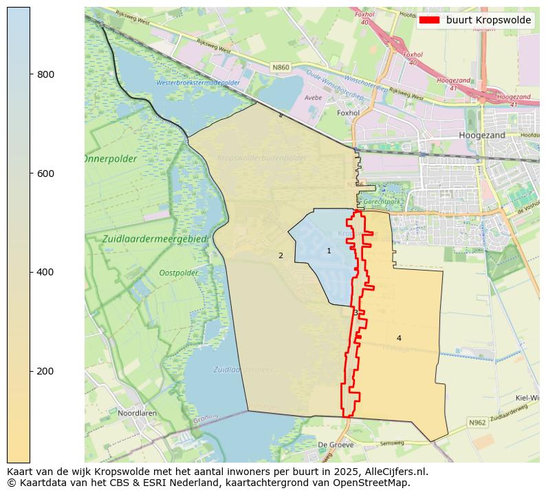 Afbeelding van de buurt Kropswolde op de kaart.
