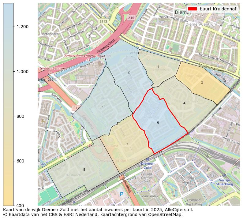Afbeelding van de buurt Kruidenhof op de kaart.