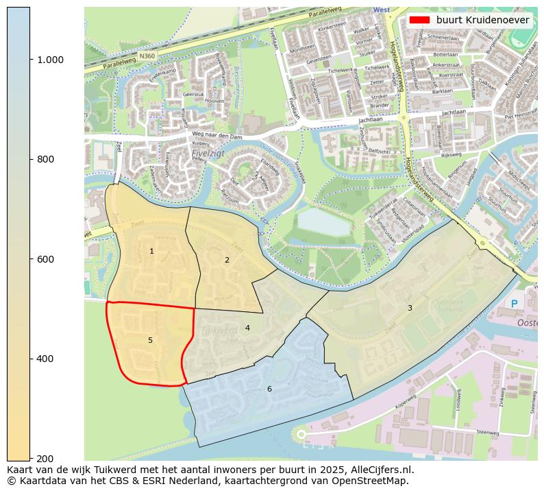 Afbeelding van de buurt Kruidenoever op de kaart.