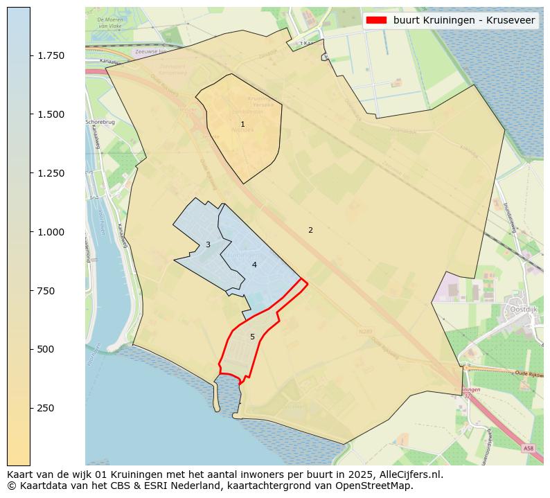Afbeelding van de buurt Kruiningen - Kruseveer op de kaart.