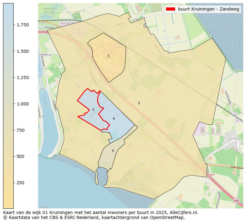 Afbeelding van de buurt Kruiningen - Zandweg op de kaart.