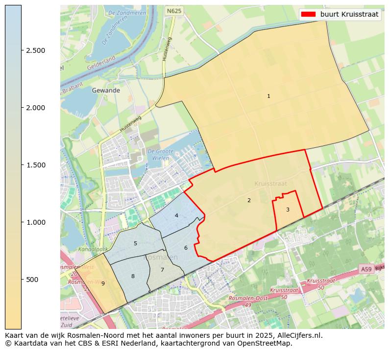 Afbeelding van de buurt Kruisstraat op de kaart.
