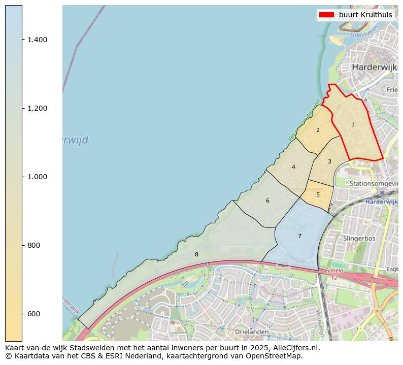 Afbeelding van de buurt Kruithuis op de kaart.