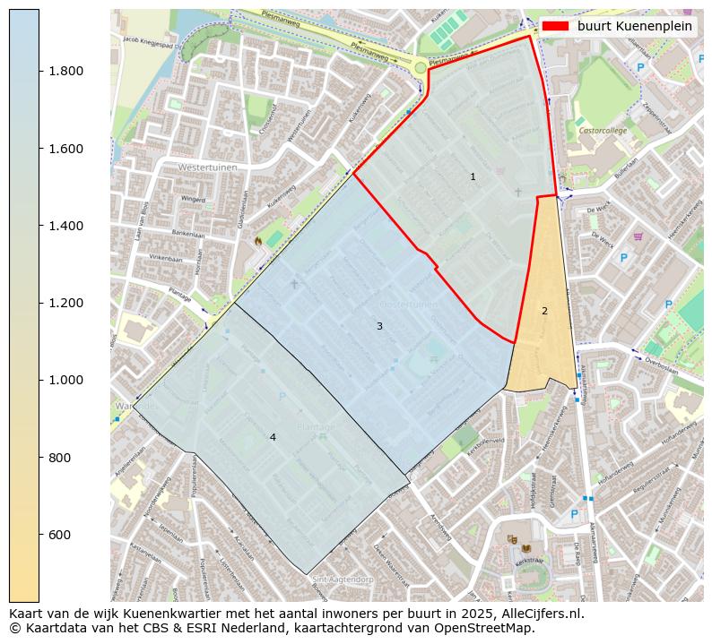 Afbeelding van de buurt Kuenenplein op de kaart.