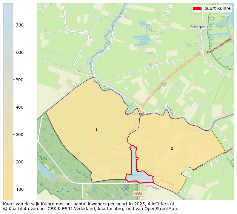 Afbeelding van de buurt Kuinre op de kaart.