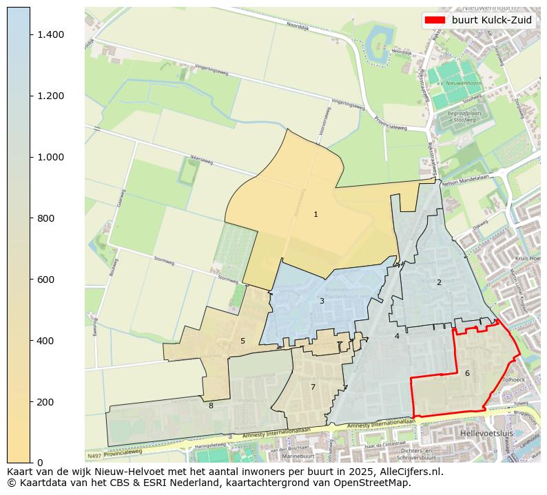 Afbeelding van de buurt Kulck-Zuid op de kaart.