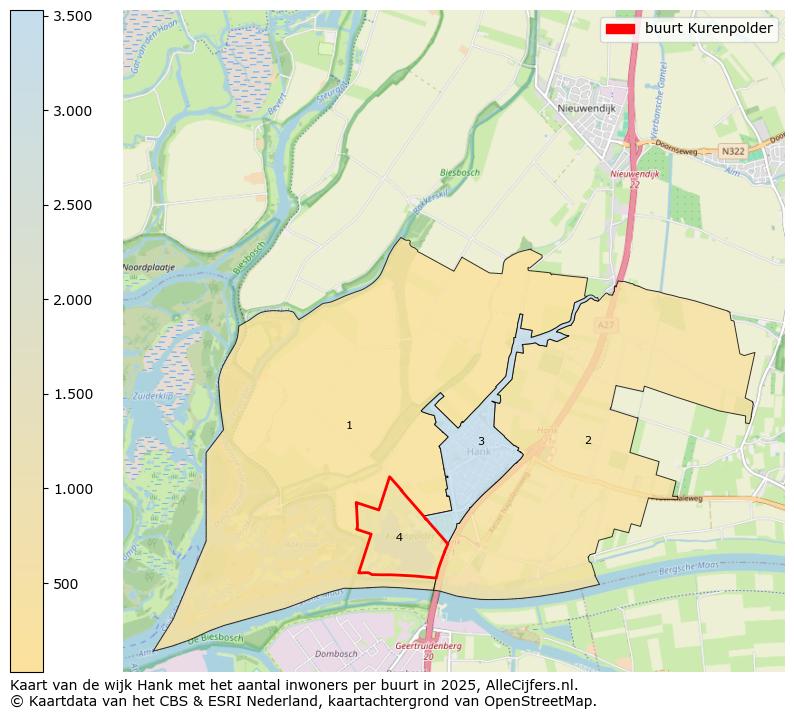 Afbeelding van de buurt Kurenpolder op de kaart.