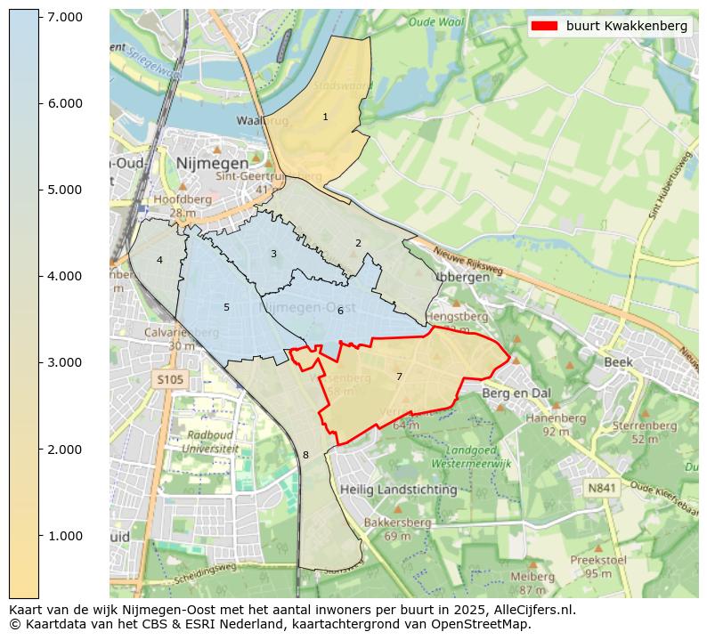 Afbeelding van de buurt Kwakkenberg op de kaart.