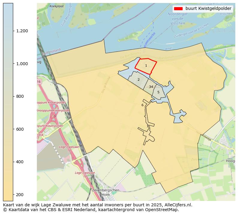 Afbeelding van de buurt Kwistgeldpolder op de kaart.