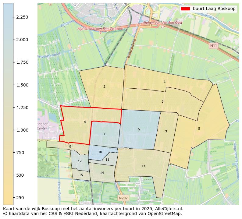 Afbeelding van de buurt Laag Boskoop op de kaart.