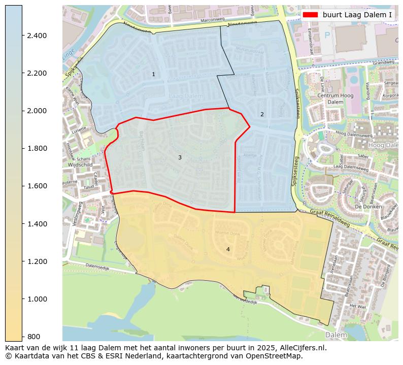 Afbeelding van de buurt Laag Dalem I op de kaart.
